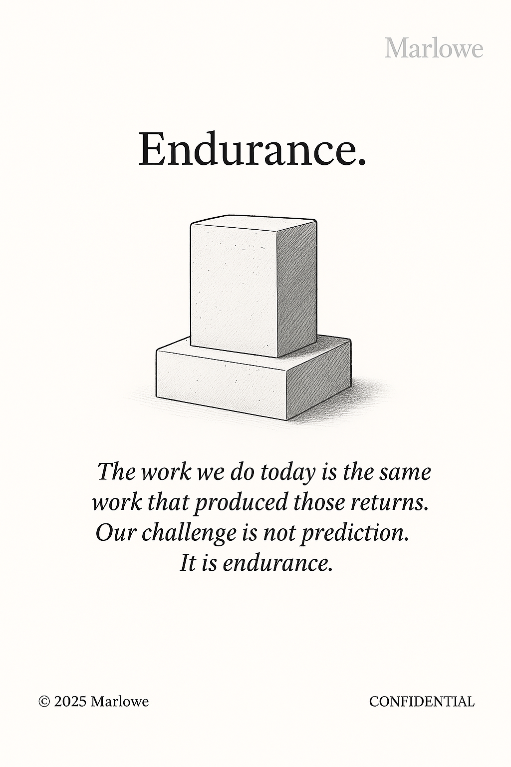 Marlowe — Endurance